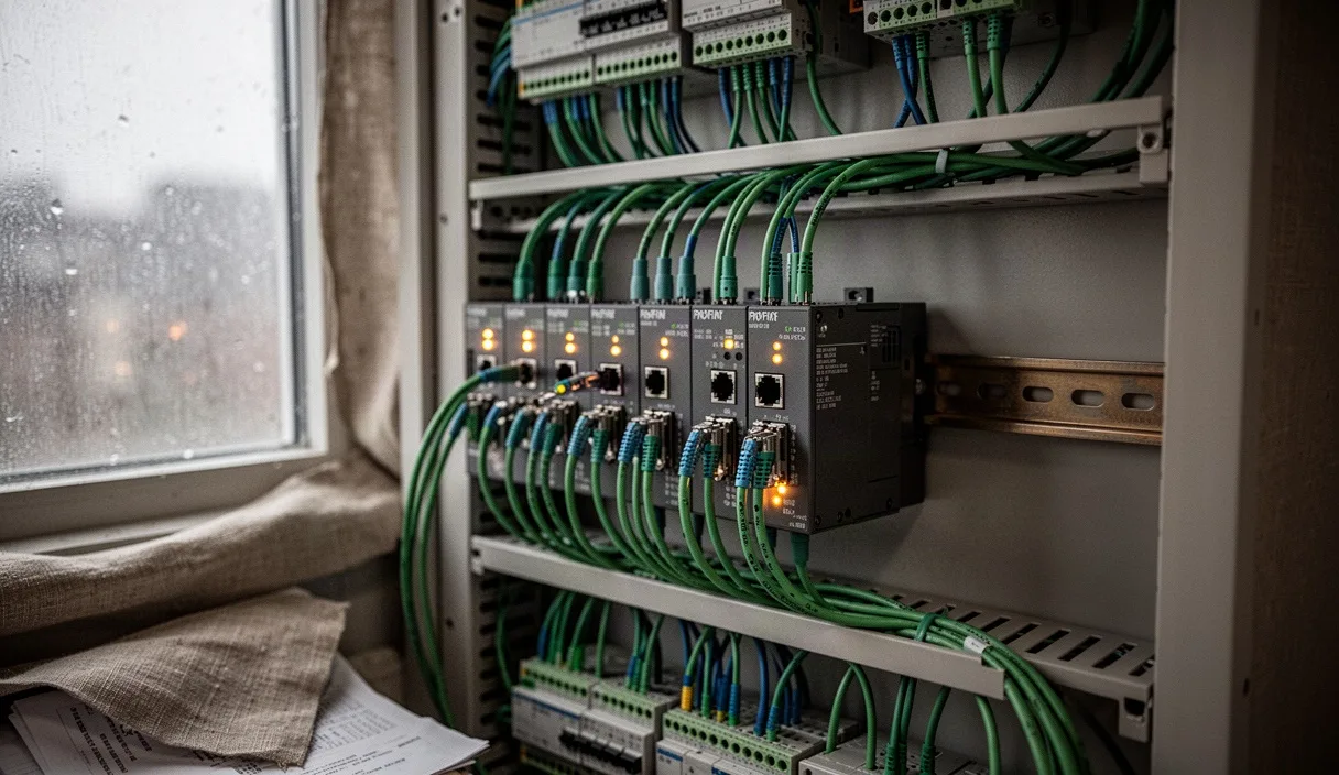 Ipari Ethernet hálózat kiépítése zajos környezetben